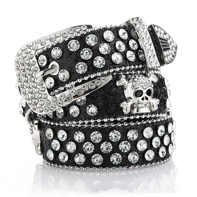 Cinturón Vaquero para Mujer con Calavera y Strass - Image 11