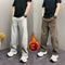 Pantalones Casuales Rectos con Forro Polar Grueso para Hombre
