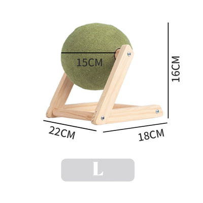Bola de Catnip Gigante con Soporte - Juguete Seguro para Gatos de Interior - Image 3