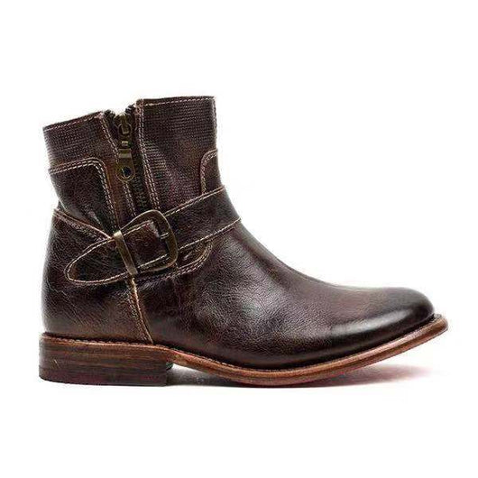 Botines Martin de Tacón Bajo y Punta Cuadrada - Image 10