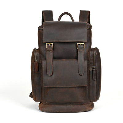 Mochila de Cuero Crazy Horse para Hombre - Piel de Res Premium - Image 5
