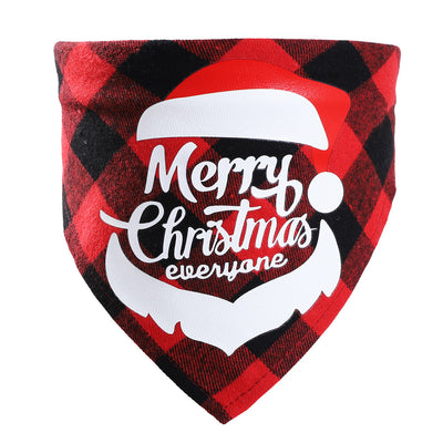 Pañuelo Triangular Navideño para Mascotas - DIY Babero Absorbente para Perros - Image 10