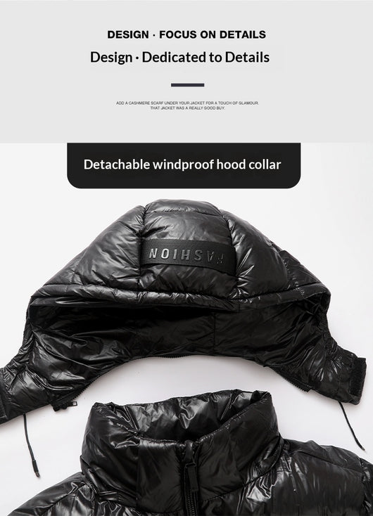 Abrigo de Invierno Acolchado e Impermeable para Hombre - Image 10
