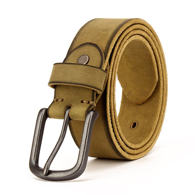 Cinturón de Cuero para Hombre con Hebilla de Pasador - Image 15