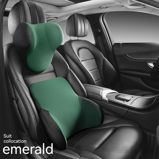 Almohada Lumbar de Espuma Viscoelástica Impermeable para Auto - Lujo Cómodo y Transpirable