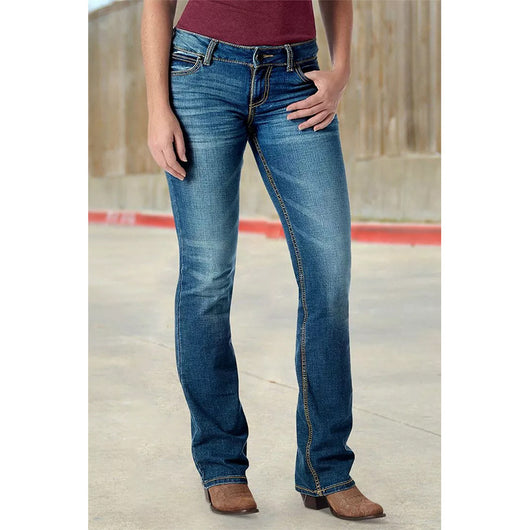 Pantalones Vaqueros Skinny Talle Bajo con Bolsillos Bordados para Mujer - Image 10