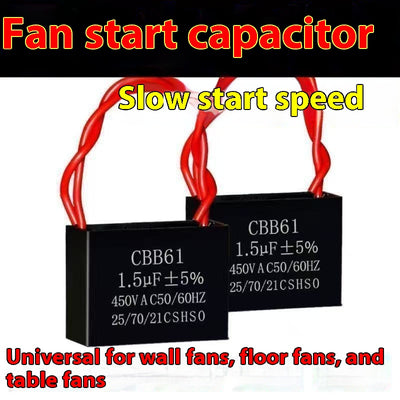 Capacitor Eléctrico Universal para Ventiladores
