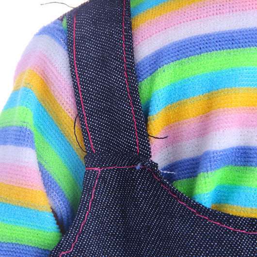 Conjunto de Pantalón con Tirantes para Muñecas American Girl de 18 Pulgadas - Image 15