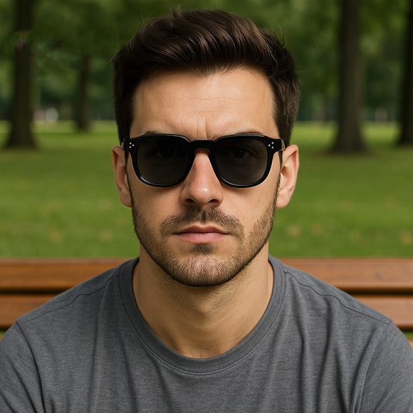 Lentes de Sol Cuadrados TR Coreanos para Mujer con Protección UV