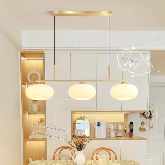 Lámpara Colgante de Techo Estilo Moderno Minimalista Color Caqui