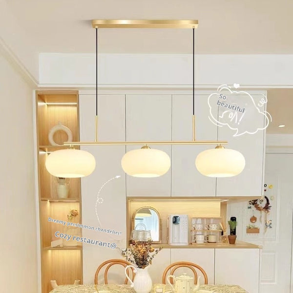 Lámpara Colgante de Techo Estilo Moderno Minimalista Color Caqui