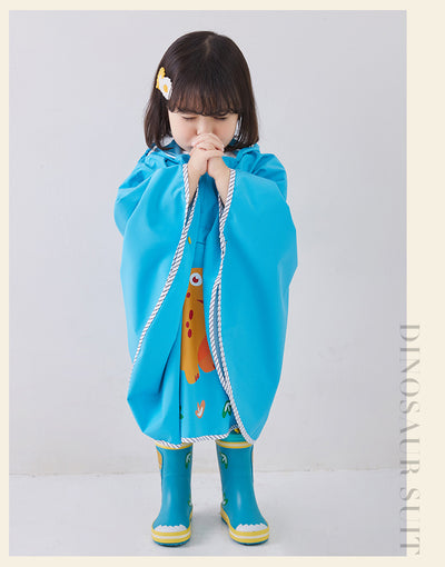 Impermeable Infantil Tipo Capa con Diseño de Dinosaurio - Image 11