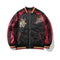 Chaqueta de Algodón para Hombre con Bordado de Koi