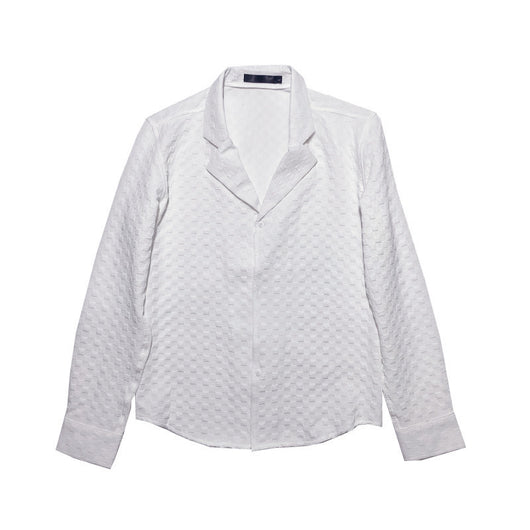 Camisa Casual de Manga Larga con Cuello Cubano - Image 5