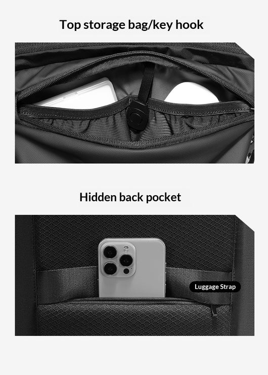 Mochila de Viaje Ejecutiva de Gran Capacidad para Hombres - Image 12