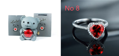 Anillo de Plata S925 Diamante Amor para Mujer Estilo Europeo y Americano - Image 10
