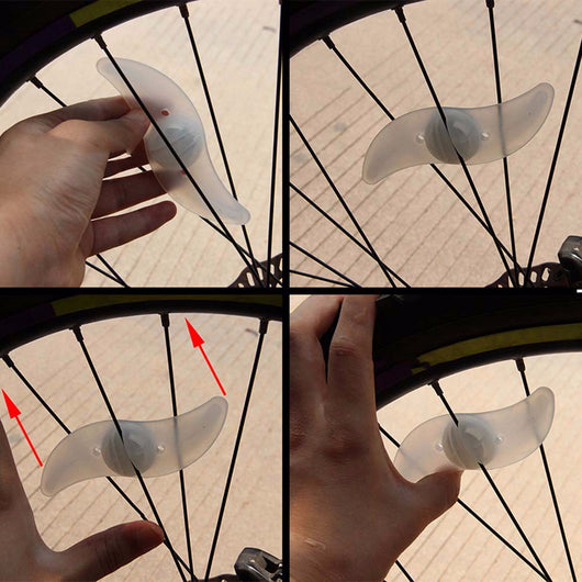 Lámpara de Rayos para Bicicleta con Diseño de Hoja de Sauce - Image 21