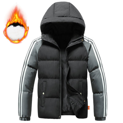 Chaqueta Acolchada de Algodón para Hombre - Calidez Casual - Image 3