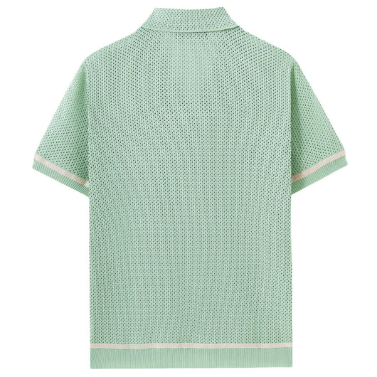 Playera de Punto Calada para Hombre - Estilo Casual Verano - Image 5
