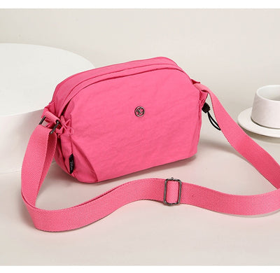 Bolso Bandolera Multicompartimento Nylon Ligero para Mujer - Viajes y Uso Diario - Image 30