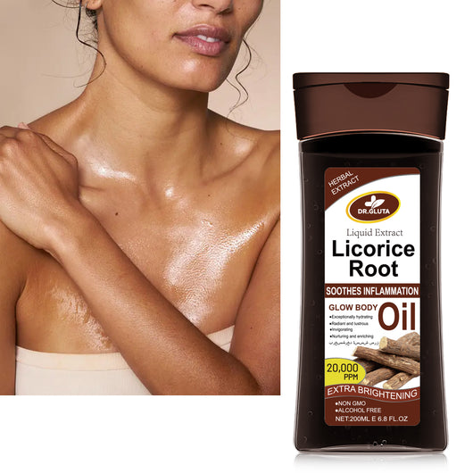 Aceite Corporal Extracto de Raíz de Regaliz - Iluminador y Blanqueador de Piel 200ml - Image 12