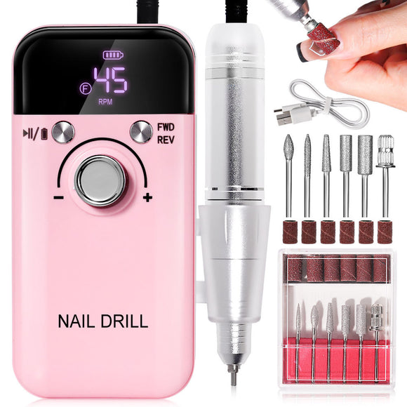 Máquina Profesional de Pulido de Uñas 45000 RPM - Removedor de Esmalte