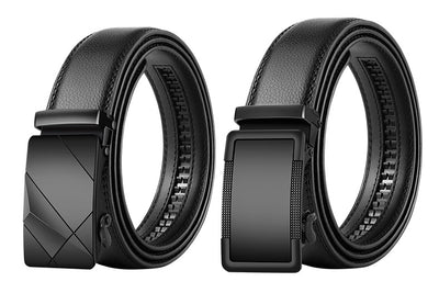 Cinturón de Cuero para Hombre con Hebilla Automática Estilo Coreano - Image 20