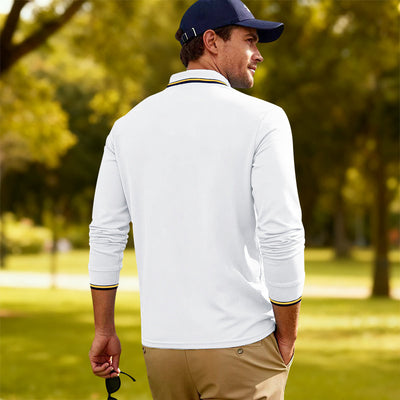 Polo Jacquard Casual para Hombre - Secado Rápido y Transpirable - Image 36