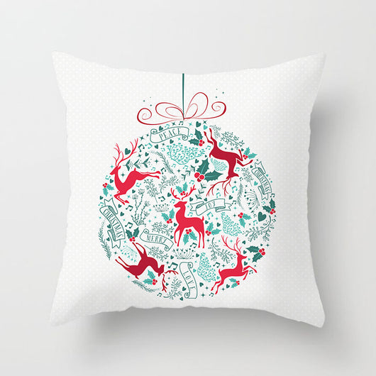 Cojín Decorativo Navideño con Estampado Digital de Papá Noel - Image 12