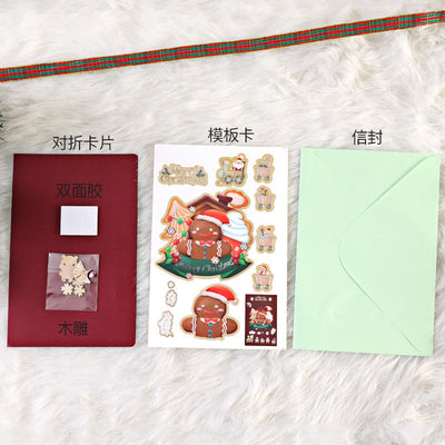Kit de Tarjetas Navideñas Personalizadas DIY con Diseños Infantiles - Image 7