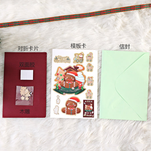 Kit de Tarjetas Navideñas Personalizadas DIY con Diseños Infantiles - Image 7