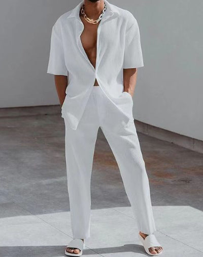 Conjunto de Pantalón y Camisa Manga Corta con Efecto 3D - Image 21