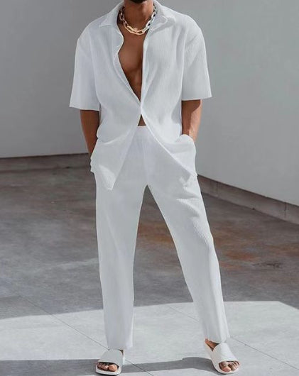 Conjunto de Pantalón y Camisa Manga Corta con Efecto 3D - Image 21