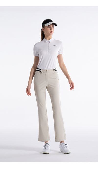 Pantalones Deportivos para Mujer con Cintura Elástica y Corte Acampanado - Image 13