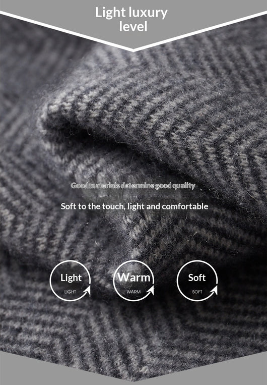 Cardigan de Lana Pura para Hombre con Cierre de Cremallera y Cuello Alto - Image 16