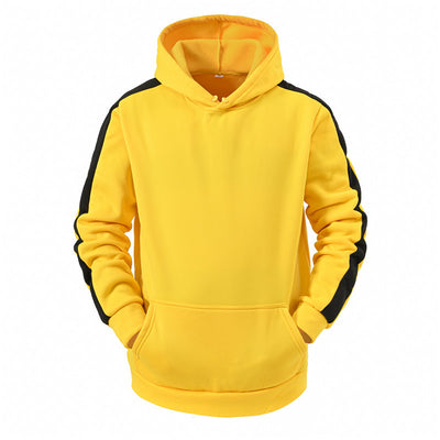 Sudadera Casual con Capucha y Costuras Decorativas para Hombre - Image 9