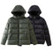 Chaqueta Acolchada de Algodón Reversible con Capucha