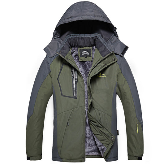 Chaqueta de Invierno Impermeable Desmontable para Hombre - Image 16