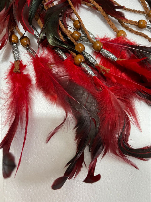 Diadema Boho de Plumas para Mujer - Adorno para el Cabello - Image 4