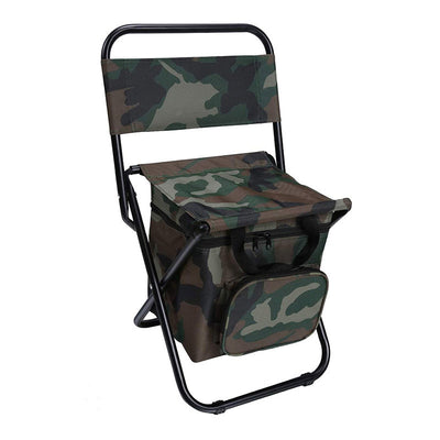 Silla de Camping Plegable con Mochila Térmica y Bolsa Enfriadora Portátil - Image 13
