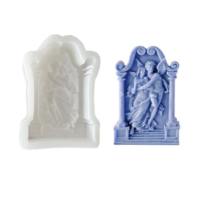 Molde de Silicona para Velas Aromáticas con Diseño de Ángeles y Pasteles - Image 5