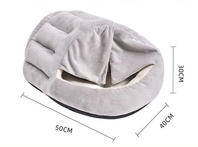 Cama Térmica Felina Cerrada con Cortina - Nido de Invierno Premium - Image 12