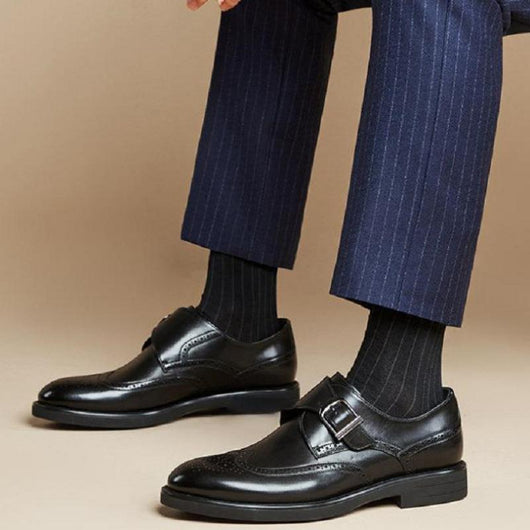 Zapatos de Cuero Grabado Oxford para Hombre - Calzado Formal Ejecutivo - Image 5