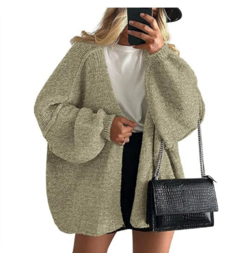 Abrigo Suéter Tejido Casual para Mujer - Image 16