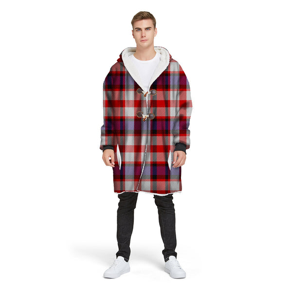 Chaqueta Hoodie Impresa Digital con Cuadros para Hombre
