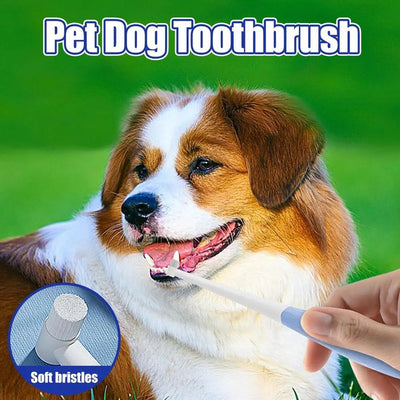 Cepillo Dental para Gatos y Perros Pequeños - Cuidado Bucal Seguro con Mango Antideslizante - Image 3