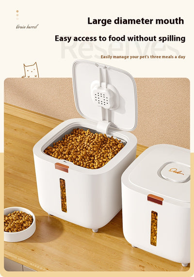 Barril de Almacenamiento Grande con Cierre Hermético para Alimentos de Mascotas - Image 6
