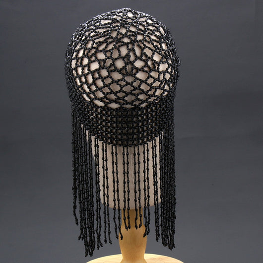 Tocado Danza Vientre Artesanal con Cuentas y Adornos para Cabello - Image 14