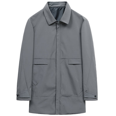 Gabardina Clásica para Hombre Lapel - Image 10