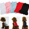 Vestido de Algodón con Volantes para Mascotas - Colores Sólidos